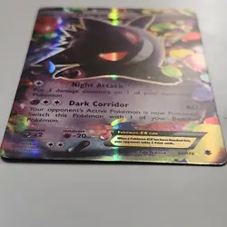 Pokemon Gengar EX Ultra Rare Holo 34/119 XY - Phantom Forces - Psychic - Image 3