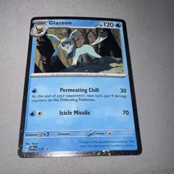 Pokemon Glaceon SVP 171 Scarlet & Violet Cosmos Holo Black Star Promo NM - Image 1