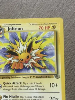 Pokemon: Jolteon 1st Edition #20/64 Jungle Rare Non-holo 1999 WOTC - LP - - Image 5