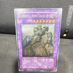 Elemental Hero Grand Neos STON-EN035 Strike of Neos Fusion Ultimate Rare 1st Ed - Image 1
