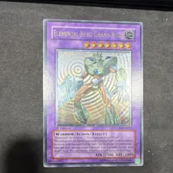 Elemental Hero Grand Neos STON-EN035 Strike of Neos Fusion Ultimate Rare 1st Ed - Image 2