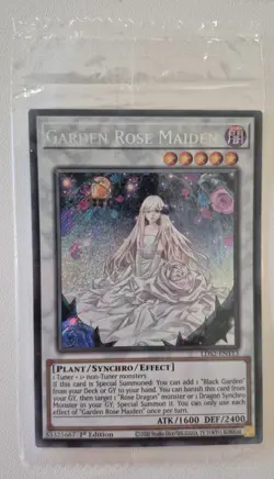 YuGiOh Garden Rose Maiden Secret Rare LDS2-EN113 Sealed - Image 1