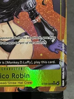 English ST29-009 Nico Robin One Piece TCG Alt Art Near Mint - Image 4