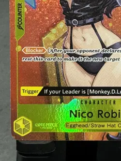 English ST29-009 Nico Robin One Piece TCG Alt Art Near Mint - Image 5
