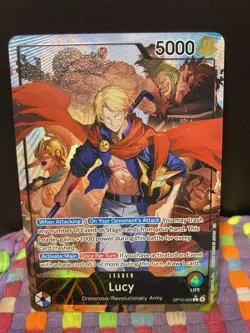 Lucy Alternate Art Leader One Piece OP15-002 Adventure On Kami’s Island Foil NM - Image 1