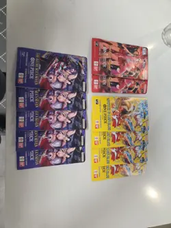 One Piece Booster Packs (2) Heroines Edition (4)Kamis Island (5) Azure Sea's - Image 1