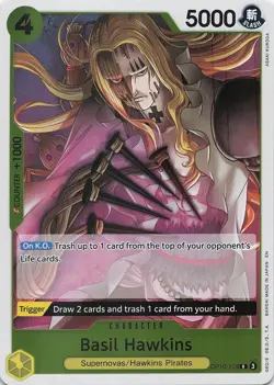 BASIL HAWKINS - OP10-109 (REPRINT) PREMIUM BOOSTER VOL. 2 ONE PIECE FOIL LP - Image 1