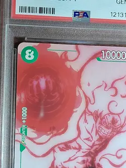 2024 One Piece P-061 Monkey D Luffy ST16 Green Uta Promo PSA 10 GEM MINT Rare - Image 3