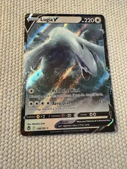 Lugia V 138/195 Silver Tempest NM Ultra Rare Pokemon TCG - Image 1