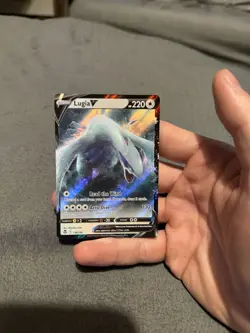 Pokemon TCG Card Lugia V 138/195 SWSH Silver Tempest Half Art Holo Rare - NM - Image 1
