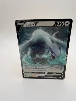 Pokemon TCG, Lugia V, 138/195, Sword & Shield, Silver Tempest, Holo, NM - Image 1