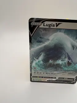 Pokemon TCG, Lugia V, 138/195, Sword & Shield, Silver Tempest, Holo, NM - Image 2
