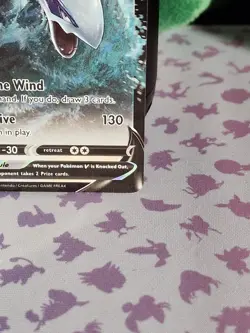 Pokemon TCG Lugia V Silver Tempest 138/195 Holo Ultra Rare NM Condition - Image 4