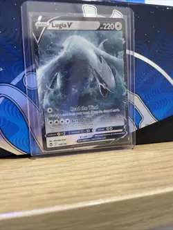Pokemon Lugia v TCG Silver Tempest Holo Ultra Rare Card 138/195 NM/M Condition - Image 1