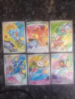 Pokemon TCG First Partner Illustration Collection Cards Promo Set 6 out of 9 - Image 1