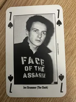 1992 NME Music Trading Card Joe Strummer Rookie The Clash New Musical Express - Image 1
