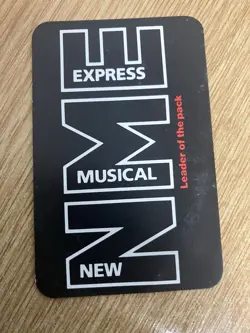1992 NME Music Trading Card Joe Strummer Rookie The Clash New Musical Express - Image 2