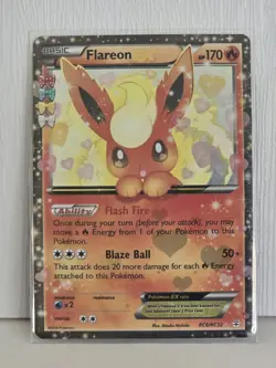 Pokemon Generations TCG Flareon EX RC6/RC32 Radiant Collection Holo NM/LP - Image 1