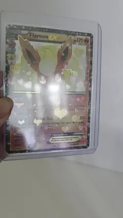 Pokemon Generations TCG Flareon EX RC6/RC32 Radiant Collection Holo NM/LP - Image 2