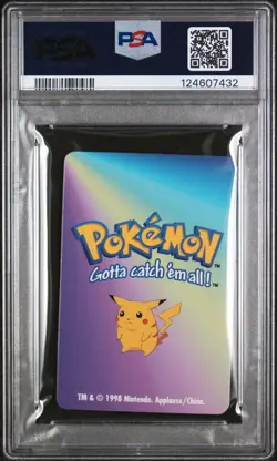 1998 KFC POKEMON CARD GAME #143 SNORLAX PSA 9 - Image 2