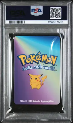 1998 KFC POKEMON CARD GAME #95 ONIX PSA 9 - Image 2