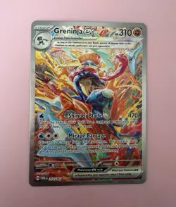 Pokemon Greninja ex 214/167 Twilight Masquerade card - Image 1