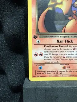 1st Edition Dark Charizard 21/82 Team Rocket Non Holo Rare Pokemon Card - Image 4