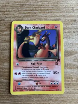Pokemon TCG Team Rocket Dark Charizard 21/82 Rare Non-Holo - Image 1