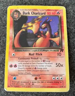 Pokemon Dark Charizard 21/82 Team Rocket Non Holo TCG WOTC Pokemon - Image 1