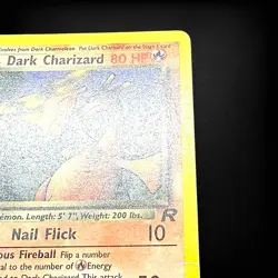 Dark Charizard 1st Edition 21/82 Team Rocket Non-Holo Pokemon Vintage WOTC - Image 3