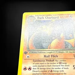 Dark Charizard 1st Edition 21/82 Team Rocket Non-Holo Pokemon Vintage WOTC - Image 4