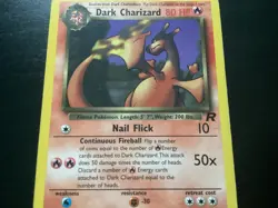 🔥🐲 Pokemon Dark Charizard 21/82 Team Rocket Non Holo Rare WOTC Vintage Card - Image 3
