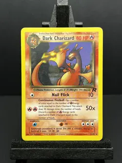 Pokemon Dark Charizard TCG Team Rocket 21/82 Non-Holo Rare Card - Image 1