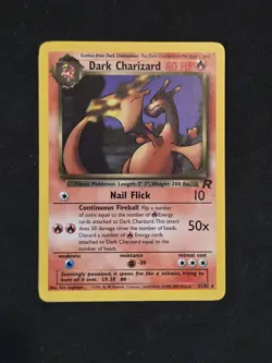 Dark Charizard 21/82 - Non Holo - Team Rocket - Pokemon TCG NM - EXC - Image 1