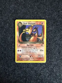 Pokemon Dark Charizard Non Holo #21/82 - Team Rocket WOTC Set MP - Image 1