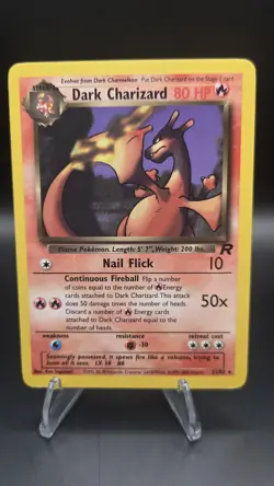 Dark Charizard 21/82 (Non-holo) — Light Play — Team Rocket — Rare Pokemon Card - Image 1