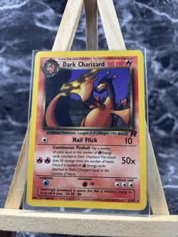 Pokemon Dark Charizard TCG Team Rocket Non-Holo Card 21/82 Near Mint Condition - Image 1