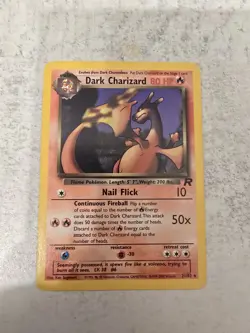 Pokemon Dark Charizard TCG Team Rocket 21/82 Non-Holo Unlimited Rare Card - Image 1