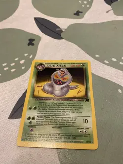 Pokemon TCG Team Rocket Dark Charizard 21/82 and Arbok 19/82 Non Holo Rare - Image 2