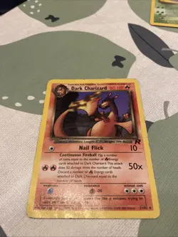 Pokemon TCG Team Rocket Dark Charizard 21/82 and Arbok 19/82 Non Holo Rare - Image 3