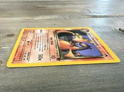 Pokemon Dark Charizard 21/82 Team Rocket NON HOLO LP Clean Front WOTC Vintage - Image 3