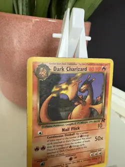 Pokemon TCG Dark Charizard 21/82 Non-Holo Rare Team Rocket 2000 - HP/Damaged - Image 4