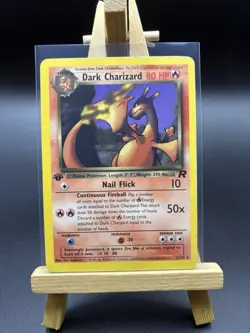 Dark Charizard 21/82 1st Edition Non Holo Team Rocket WOTC Pokemon Card *HP* #2 - Image 1