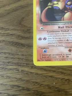 Pokemon TCG Dark Charizard 21/82 Rare Non Holo Team Rocket WOTC, Vintage - Image 4