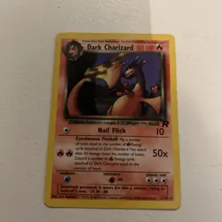 Pokemon TCG Dark Charizard 21/82 Non-Holo Rare Team Rocket 2000 Vintage Normal - Image 3