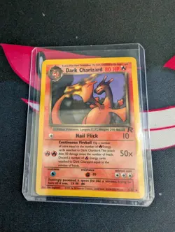 Pokemon TCG Dark Charizard 21/82 - Team Rocket Regular Rare Non Holo Card HP - Image 1