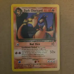 Dark Charizard 21/82 Rare Non Holo Team Rocket Pokemon Card - Image 1