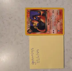 Dark Charizard 21/82 NON HOLO Pokemon Card WOTC Team Rocket Unlimited Rare - Image 1