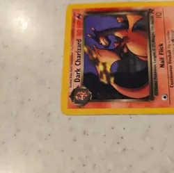 Dark Charizard 21/82 NON HOLO Pokemon Card WOTC Team Rocket Unlimited Rare - Image 2