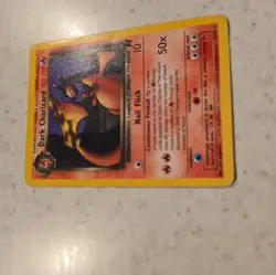 Dark Charizard 21/82 NON HOLO Pokemon Card WOTC Team Rocket Unlimited Rare - Image 4